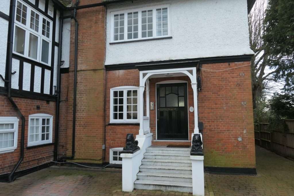 Front entrance of a period property in Bromley.
