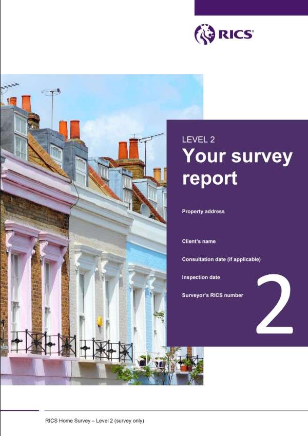 RICS Level 2 home survey front cover